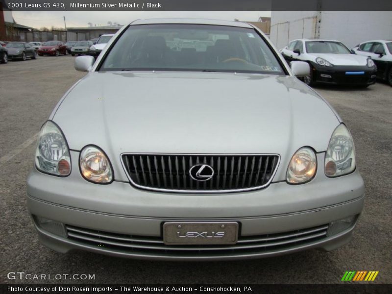 Millennium Silver Metallic / Black 2001 Lexus GS 430