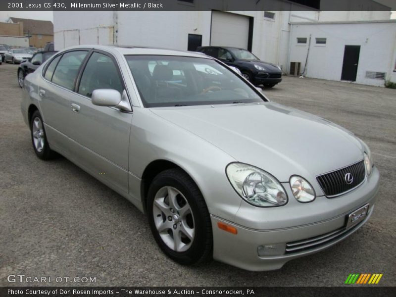 Millennium Silver Metallic / Black 2001 Lexus GS 430