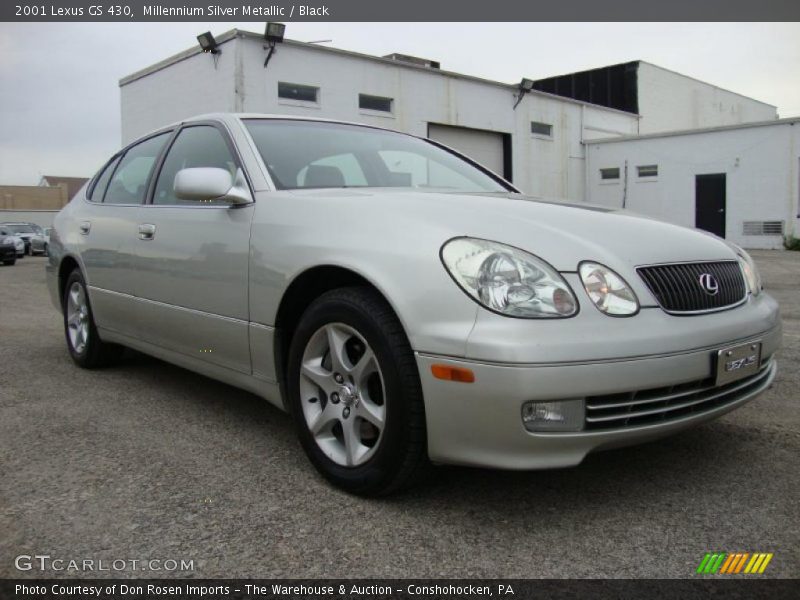 Millennium Silver Metallic / Black 2001 Lexus GS 430