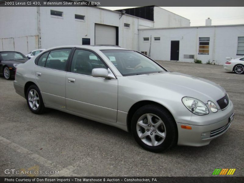 Millennium Silver Metallic / Black 2001 Lexus GS 430