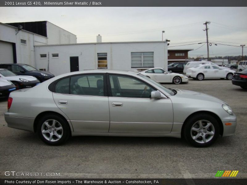 Millennium Silver Metallic / Black 2001 Lexus GS 430