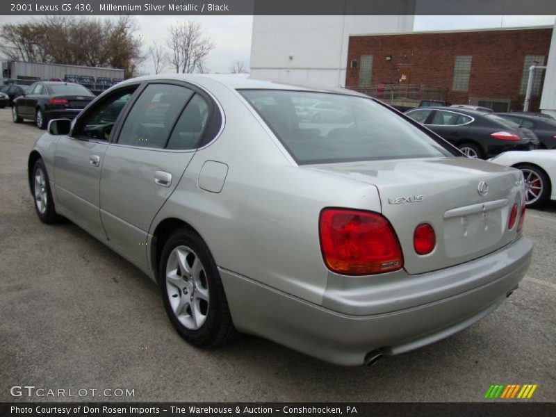 Millennium Silver Metallic / Black 2001 Lexus GS 430