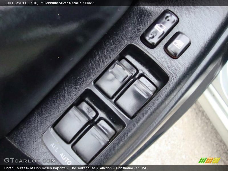 Millennium Silver Metallic / Black 2001 Lexus GS 430
