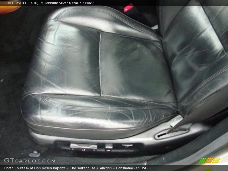 Millennium Silver Metallic / Black 2001 Lexus GS 430