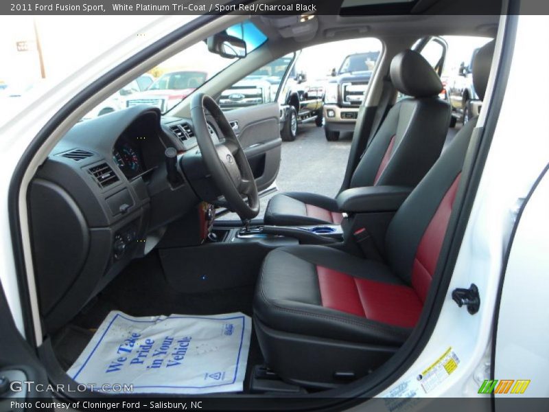  2011 Fusion Sport Sport Red/Charcoal Black Interior