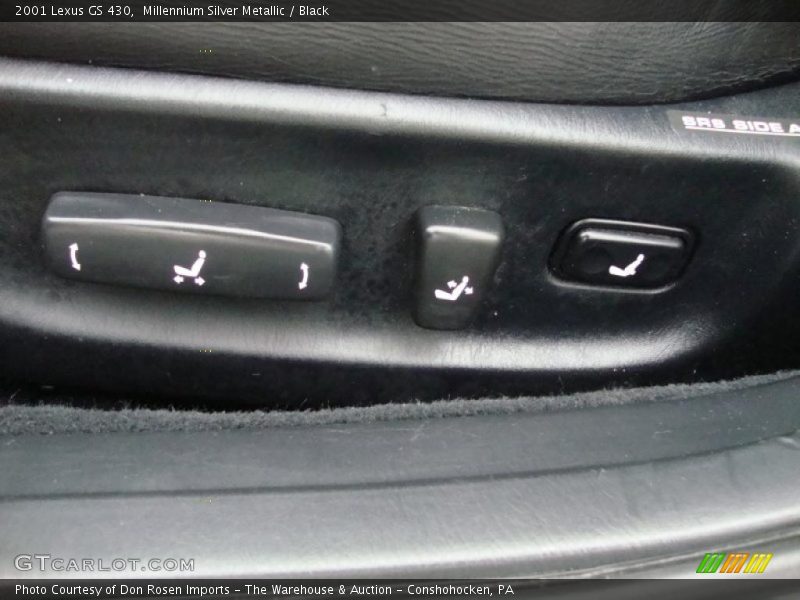 Millennium Silver Metallic / Black 2001 Lexus GS 430