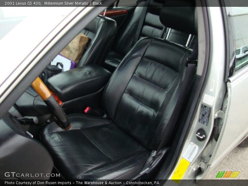 Millennium Silver Metallic / Black 2001 Lexus GS 430