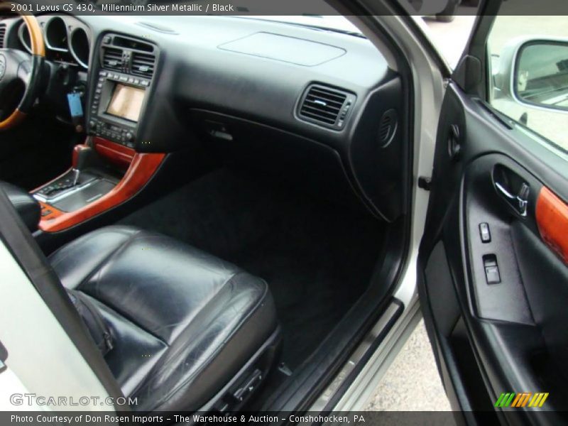 Millennium Silver Metallic / Black 2001 Lexus GS 430