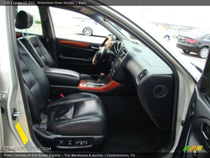 Millennium Silver Metallic / Black 2001 Lexus GS 430