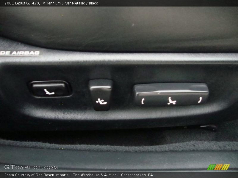 Millennium Silver Metallic / Black 2001 Lexus GS 430