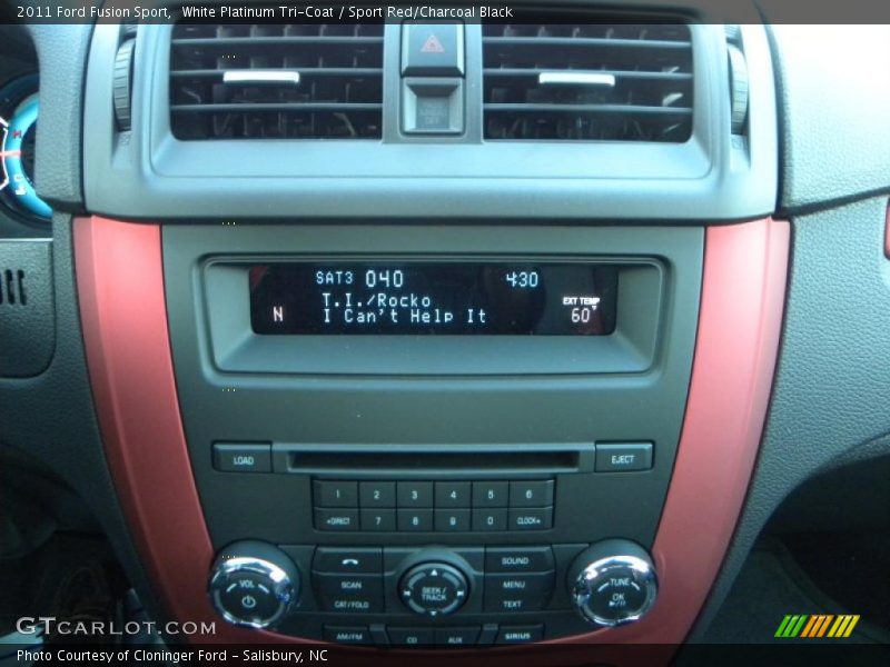 Controls of 2011 Fusion Sport