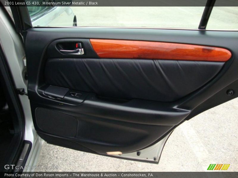Millennium Silver Metallic / Black 2001 Lexus GS 430