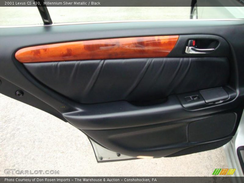 Millennium Silver Metallic / Black 2001 Lexus GS 430