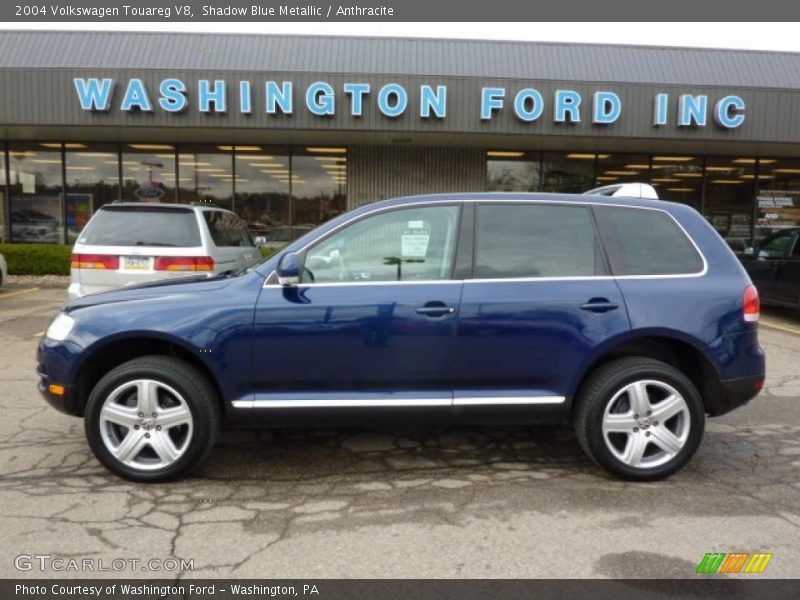 Shadow Blue Metallic / Anthracite 2004 Volkswagen Touareg V8