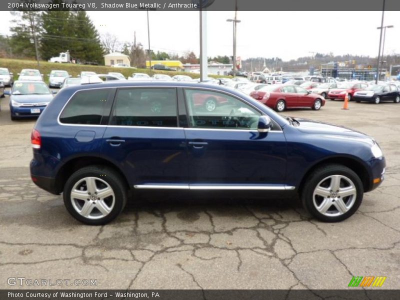 Shadow Blue Metallic / Anthracite 2004 Volkswagen Touareg V8