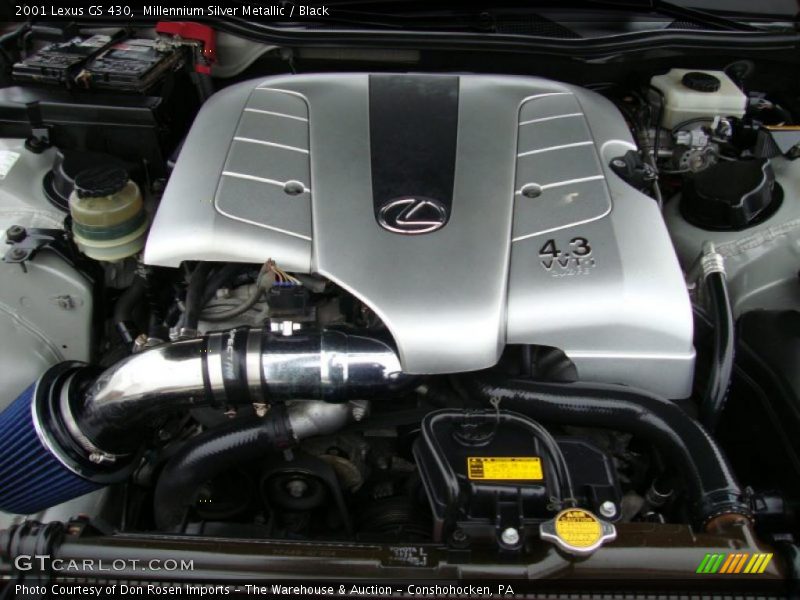  2001 GS 430 Engine - 4.3 Liter DOHC 32-Valve V8