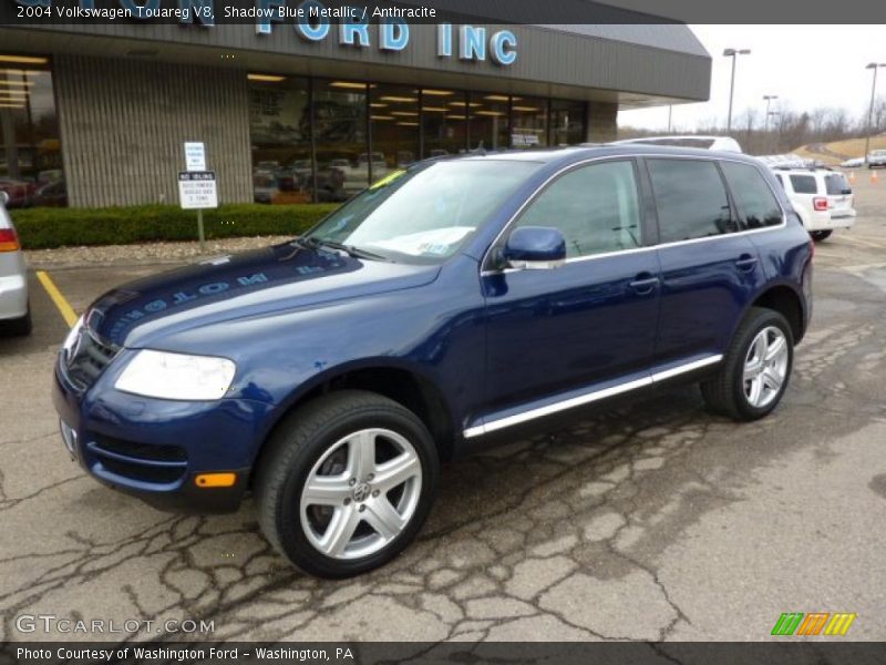 Shadow Blue Metallic / Anthracite 2004 Volkswagen Touareg V8