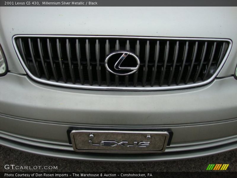 Millennium Silver Metallic / Black 2001 Lexus GS 430