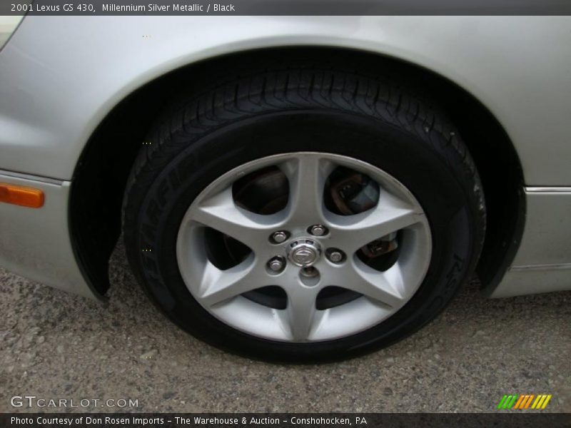 Millennium Silver Metallic / Black 2001 Lexus GS 430