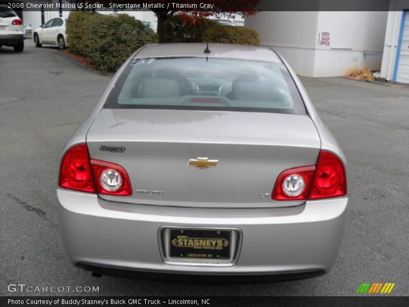 Silverstone Metallic / Titanium Gray 2008 Chevrolet Malibu LS Sedan