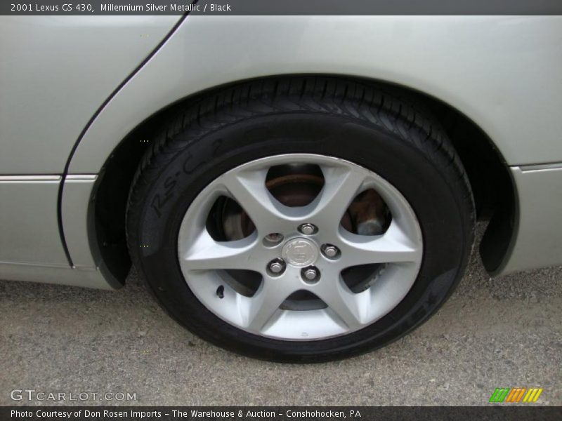 Millennium Silver Metallic / Black 2001 Lexus GS 430