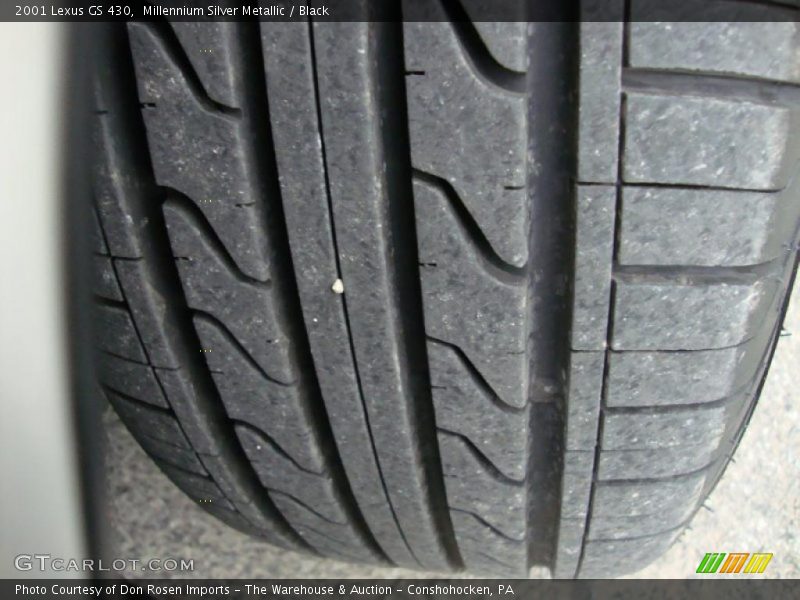 Millennium Silver Metallic / Black 2001 Lexus GS 430
