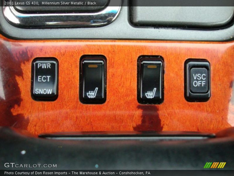 Millennium Silver Metallic / Black 2001 Lexus GS 430