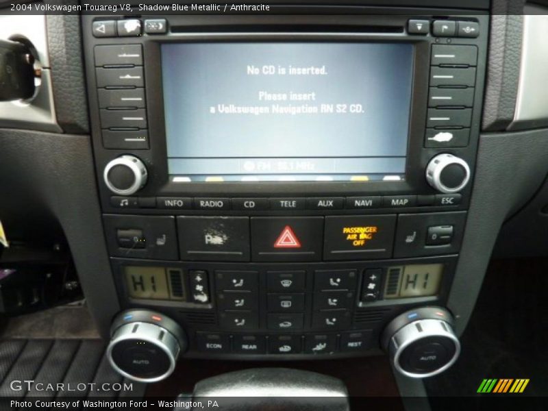 Controls of 2004 Touareg V8