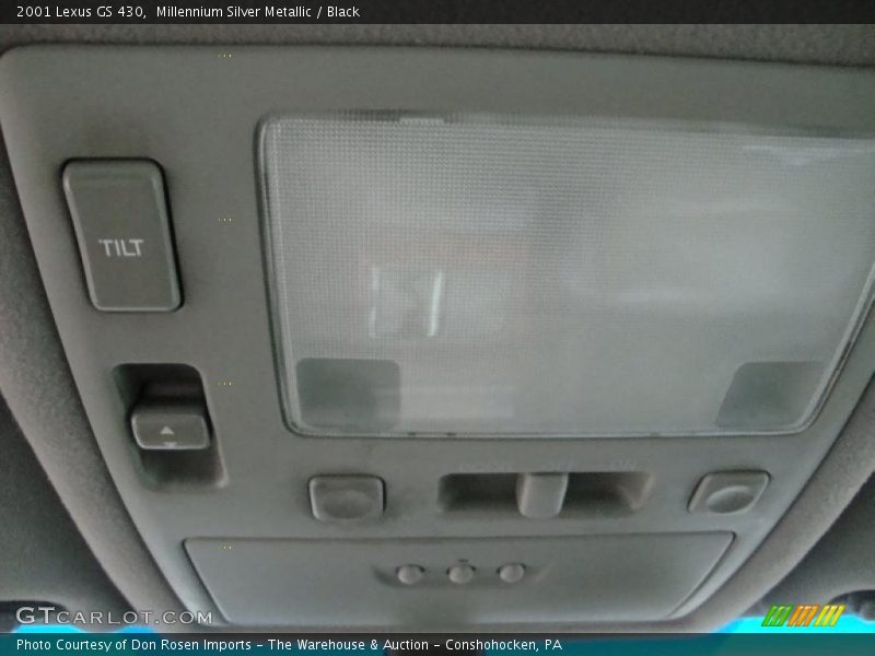 Millennium Silver Metallic / Black 2001 Lexus GS 430