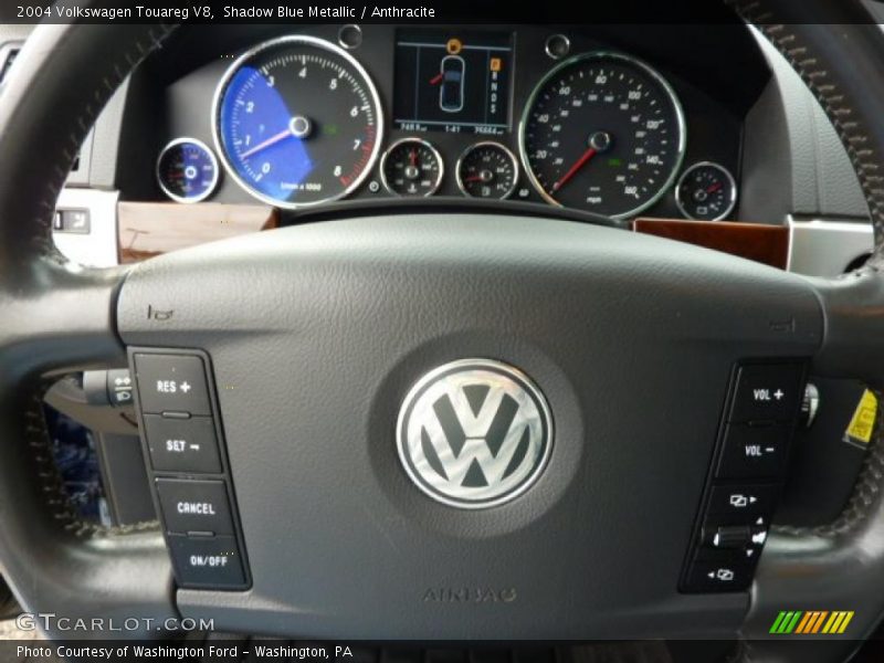Shadow Blue Metallic / Anthracite 2004 Volkswagen Touareg V8