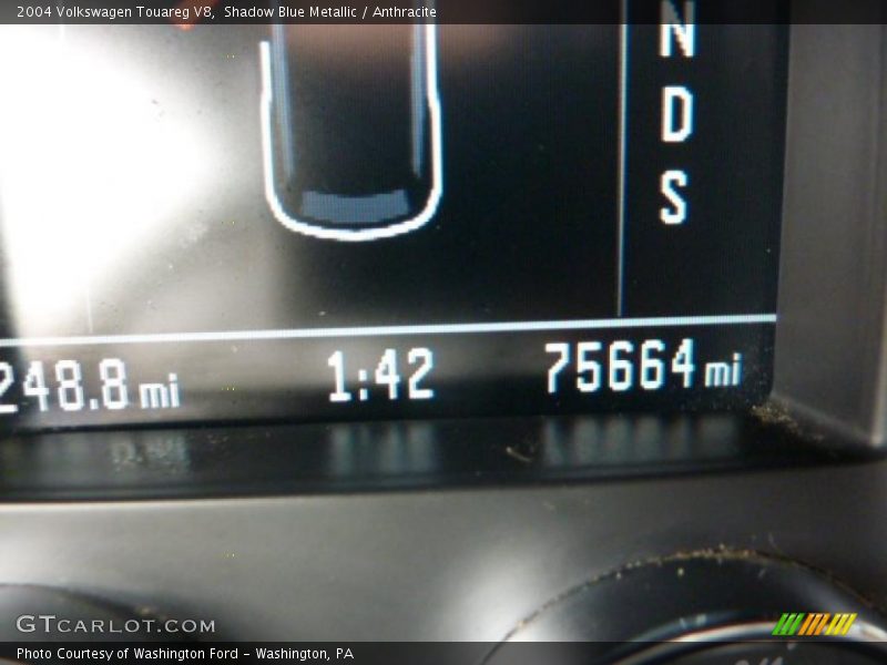 Shadow Blue Metallic / Anthracite 2004 Volkswagen Touareg V8