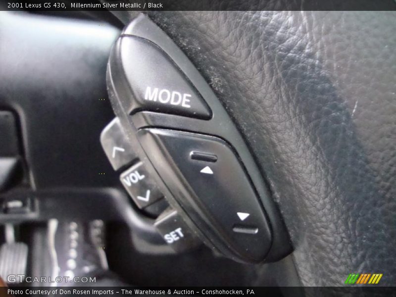 Millennium Silver Metallic / Black 2001 Lexus GS 430
