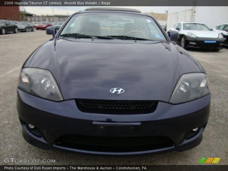 Moonlit Blue Metallic / Beige 2006 Hyundai Tiburon GT Limited