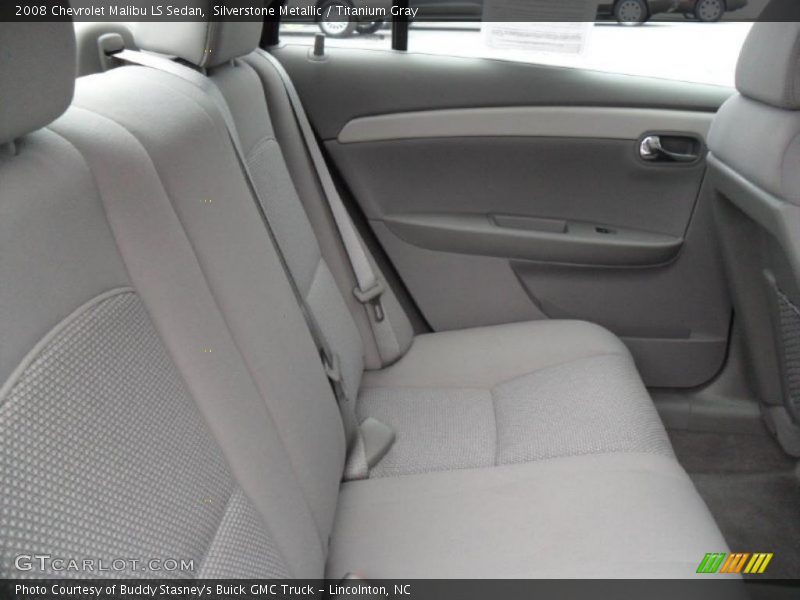 Silverstone Metallic / Titanium Gray 2008 Chevrolet Malibu LS Sedan