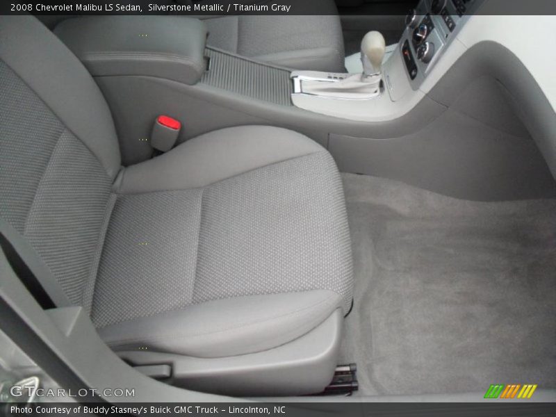 Silverstone Metallic / Titanium Gray 2008 Chevrolet Malibu LS Sedan