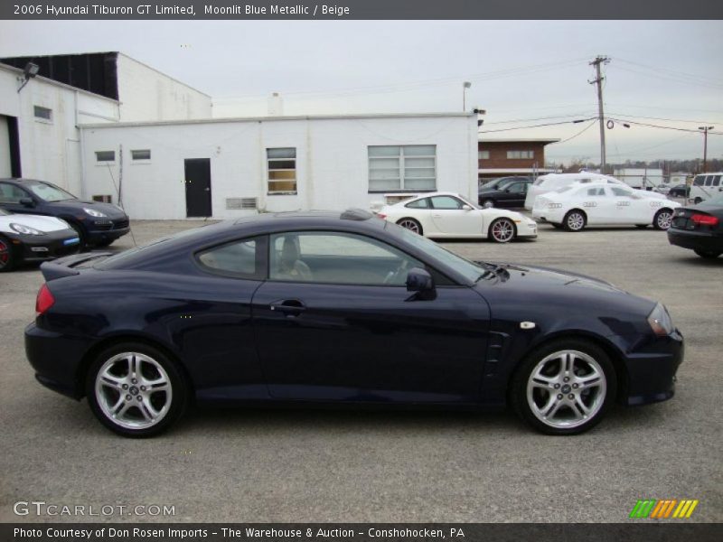 Moonlit Blue Metallic / Beige 2006 Hyundai Tiburon GT Limited