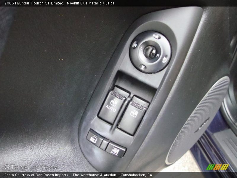 Moonlit Blue Metallic / Beige 2006 Hyundai Tiburon GT Limited