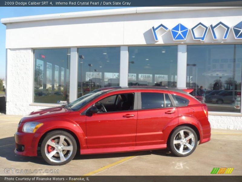 Inferno Red Crystal Pearl / Dark Slate Gray 2009 Dodge Caliber SRT 4