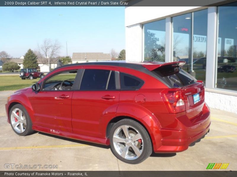  2009 Caliber SRT 4 Inferno Red Crystal Pearl