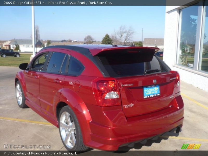 Inferno Red Crystal Pearl / Dark Slate Gray 2009 Dodge Caliber SRT 4