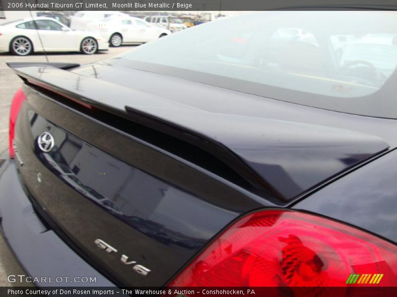 Moonlit Blue Metallic / Beige 2006 Hyundai Tiburon GT Limited
