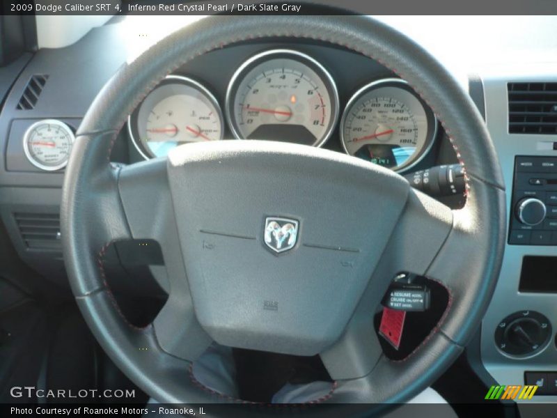 Inferno Red Crystal Pearl / Dark Slate Gray 2009 Dodge Caliber SRT 4