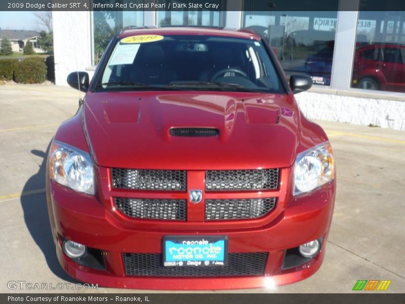 Inferno Red Crystal Pearl / Dark Slate Gray 2009 Dodge Caliber SRT 4
