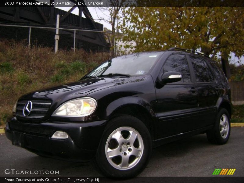 Black / Charcoal 2003 Mercedes-Benz ML 350 4Matic