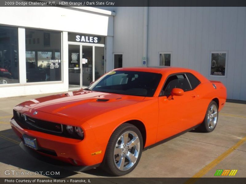 HEMI Orange / Dark Slate Gray 2009 Dodge Challenger R/T