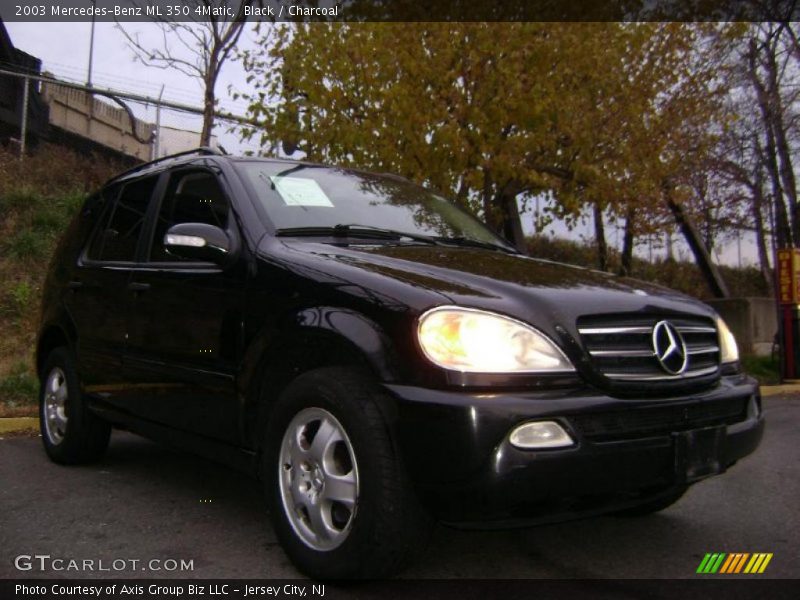 Black / Charcoal 2003 Mercedes-Benz ML 350 4Matic