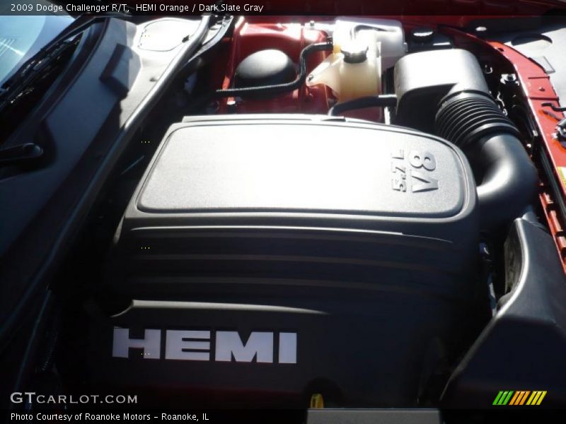 HEMI Orange / Dark Slate Gray 2009 Dodge Challenger R/T