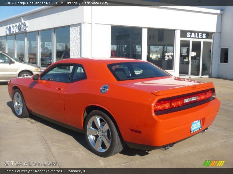 HEMI Orange / Dark Slate Gray 2009 Dodge Challenger R/T