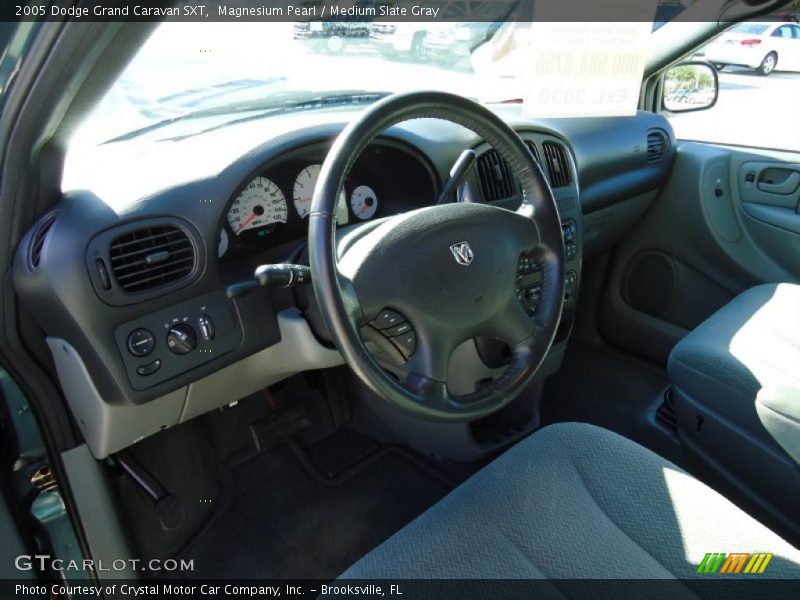 Magnesium Pearl / Medium Slate Gray 2005 Dodge Grand Caravan SXT