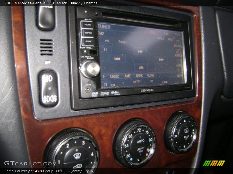 Black / Charcoal 2003 Mercedes-Benz ML 350 4Matic